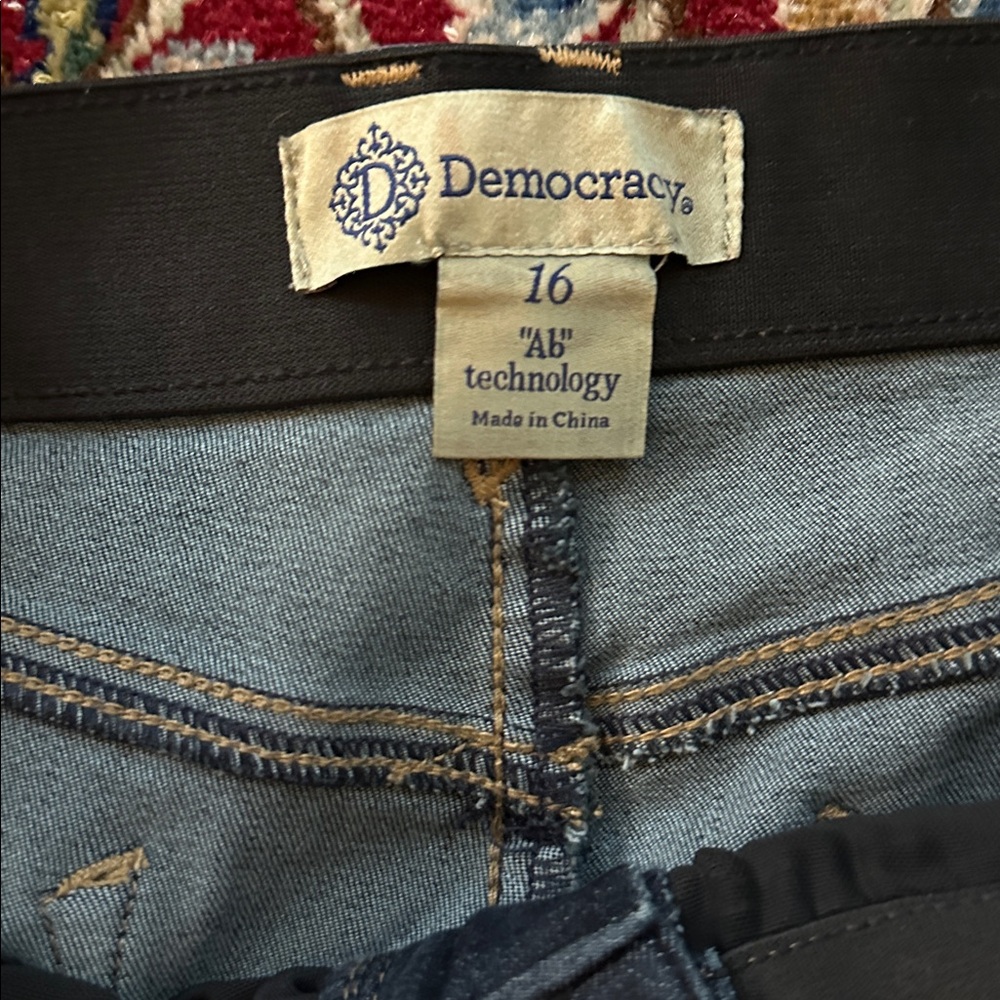 Democracy Jeans stretch waist size 16 - Picture 3 of 6